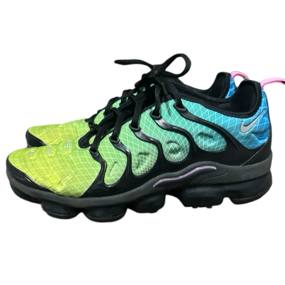 Nike Air Vapomax plus aurora green size 10 running shoe Athletic sporty - Picture 3 of 8